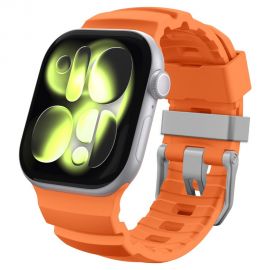 Oranžinė apyrankė Apple Watch 8 / 9 / 10 / 11 / 12 / SE / Ultra (44 / 45 / 46 / 49 MM) "SPIGEN WBS2 BAND"
