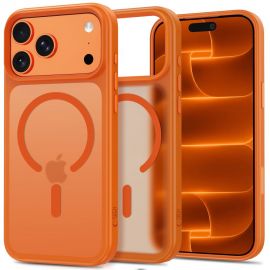 Oranžinis matinis dėklas Apple Iphone 17 Pro / 18 Pro "Tech-Protect Magmat Magsafe CC"