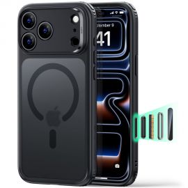 Juodas frosted dėklas Apple Iphone 17 Pro / 18 Pro "Esr Classic Hybrid Magsafe"