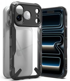 Juodas dėklas Apple Iphone 17 Pro Max / 18 Pro Max "Ringke Fusion X"