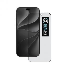 Juodas apsauginis ekrano stikliukas Apple iPhone 18 Pro Max "OBAL:ME Privacy 5D Glass Screen Protector"