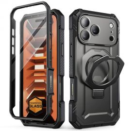 Juodas dėklas Apple Iphone 17 Pro / 18 Pro "Supcase UB Grip Pro Mag Magsafe"