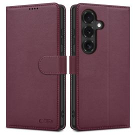 Bordo atverčiamas dėklas Samsung Galaxy S26 FE "Tech-Protect Wallet"