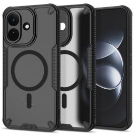 Juodas matinis dėklas Xiaomi Redmi Note 17 Pro 5G "Tech-Protect Rugged Shield Magsafe"