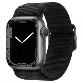 Juoda apyrankė APPLE WATCH 8 / 9 / 10 / 11 / 12 / SE (40 / 41 / 42 MM) "Spigen Lite Fit"