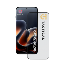 Juodas apsauginis stiklas telefonui Motorola Edge 70 Pro "Tactical Glass Shield 5D"