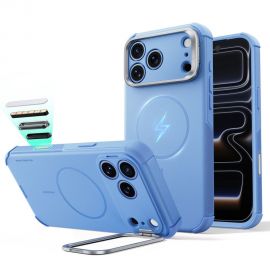 Šviesiai mėlynas dėklas Apple Iphone 17 Pro / 18 Pro "ESR CYBER TOUGH KICKSTAND MAGSAFE"