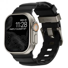 Juoda apyrankė Apple Watch 8 / 9 / 10 / 11 / 12 / SE / ULTRA (44 / 45 / 46 / 49 MM) "Tech-Protect Motion"