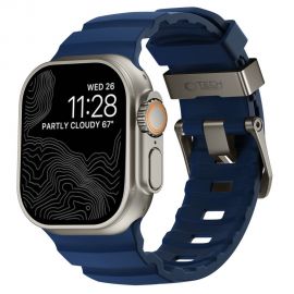 Mėlyna apyrankė Apple Watch 8 / 9 / 10 / 11 / 12 / SE / ULTRA (44 / 45 / 46 / 49 MM) "Tech-Protect Motion"