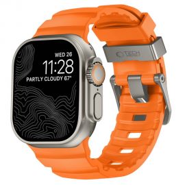 Oranžinė apyrankė Apple Watch 8 / 9 / 10 / 11 / 12 / SE / ULTRA (44 / 45 / 46 / 49 MM) "Tech-Protect Motion"