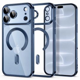 Šviesiai mėlynas blizgus dėklas Apple Iphone 17 Pro Max / 18 Pro Max "Tech-Protect Magflex Magsafe"