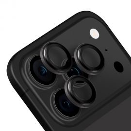 Juodas apsauginis stiklas galiniai kamerai Apple iPhone 18 Pro /18 Pro Max "OBAL:ME Lens Protector"