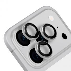 Sidabrinis apsauginis stiklas galiniai kamerai Apple iPhone 18 Pro /18 Pro Max "OBAL:ME Lens Protector"