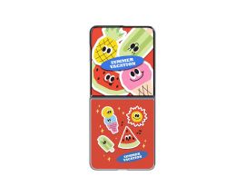Summer Vacation originalus dėklas P-FFF776CUD FlipSuit telefonui Samsung Galaxy Z Flip 8