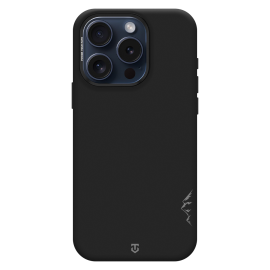 Juodas dėklas Tactical MagForce Velvet Smoothie 2.0 telefonui Apple iPhone 15 Pro
