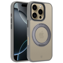 Šviesiai pilkas dėklas Apple Iphone 16 Pro "Tactical MagForce Hyperstand"