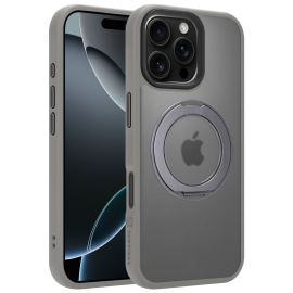 Šviesiai pilkas dėklas Apple Iphone 16 Pro Max "Tactical MagForce Hyperstand"