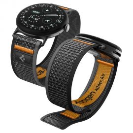 Juoda-oranžinė apyrankė GOOGLE PIXEL WATCH 1 / 2 / 3 / 4 / 5 (41 MM) ACTIVE "Spigen Athlex Air"