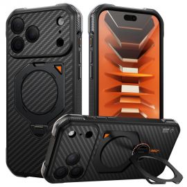 Juodas dėklas Apple Iphone 17 Pro Max / 18 Pro Max "Supcase Aero Mag Magsafe"