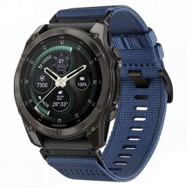 Tamsiai mėlyna apyrankė GARMIN FENIX 5X / 5X PLUS / 6X / 6X PRO / 7X / 8 / 8 PRO / 9 / 9 PRO (47 MM) "Tech-Protect Nylon Classic"