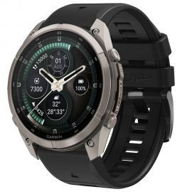 Juoda silikoninė apyrankė GARMIN FENIX 5 / 6 / 6 PRO / 7 / 8 / 8 PRO / E / 9 / 9 PRO (51 MM) "Tech-Protect Silicone"