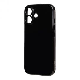 Juodas dėklas telefonui Apple iPhone 16 "OBAL:ME Glossy"
