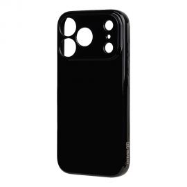 Juodas dėklas telefonui Apple iPhone 17 Pro "OBAL:ME Glossy"