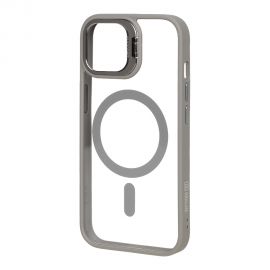 Pilkas dėklas OBAL:ME MagNetix Versa telefonui Apple iPhone 15