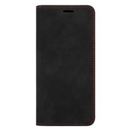 Juodas atverčiamas dėklas Tactical Xproof telefonui Xiaomi Redmi A7 Pro
