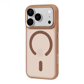 Taupe dėklas telefonui Apple iPhone 17 Pro / 18 Pro "OBAL:ME MagNetix Lumen"