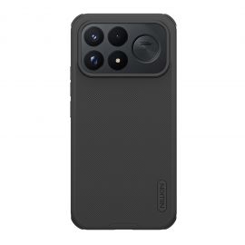 Juodas dėklas Nillkin Super Frosted PRO Magnetic telefonui Xiaomi Poco F9 Ultra