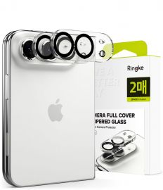 Juodas apsauginis kameros stikliukas Apple Iphone Duo "Ringke Camera Full Cover 2-Pack"
