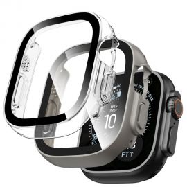 Titano ir skaidrus dėklas APPLE WATCH ULTRA 1 / 2 / 3 / 4 (49 MM) "Tech-Protect Defense 2-Pack"