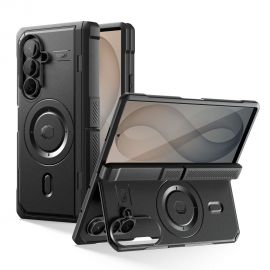 Juodas dėklas Samsung Galaxy Z Fold 8 Ultra "Tech-Protect Kevlar Pro Magsafe"