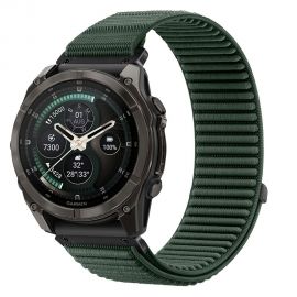 Žalia apyrankė GARMIN FENIX 5 / 6 / 6 PRO / 7 / 8 / 8 PRO / 9 / 9 PRO (47 MM) "Tech-Protect Nylonloop"