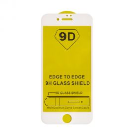 9D baltas apsauginis ekrano stikliukas Apple iPhone 7 / 8 / SE 2020