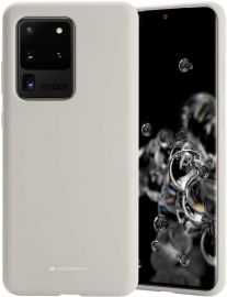 Akmens spalvos dėklas Samsung Galaxy G988 S20 Ultra "Mercury Silicone"
