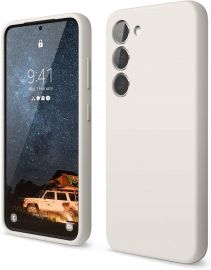 Akmens spalvos dėklas Samsung S721 S24 FE "Mercury Silicone"
