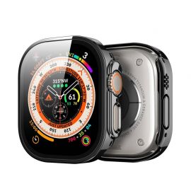 Apsauginis stikliukas /  juodas dėklas Dux Ducis Hamo Apple Watch Ultra 49mm