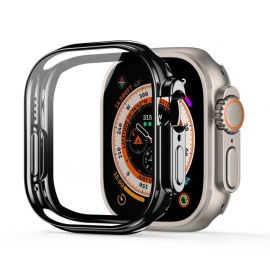 Apsauginis stikliukas /  juodas dėklas Dux Ducis Samo Apple Watch Ultra 49mm