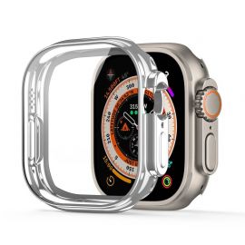 Apsauginis stikliukas /  sidabrinis dėklas Dux Ducis Samo Apple Watch Ultra 49mm