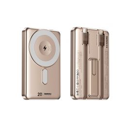Auksinė išorinė baterija Power Bank Remax CX-2 15W MagSafe 10000mAh