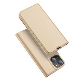 Auksinis atverčiamas dėklas Apple iPhone 14 "Dux Ducis Skin Pro"