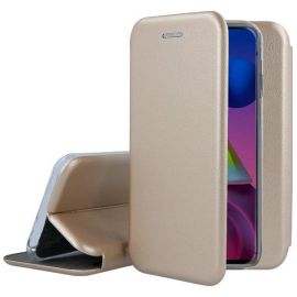Auksinis atverčiamas dėklas Samsung Galaxy A515 A51 "Book Elegance"