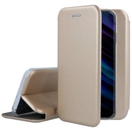 Auksinis atverčiamas dėklas Samsung Galaxy S926 S24 Plus "Book Elegance"