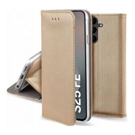 Auksinis atverčiamas dėklas Samsung S741 S26 FE "Smart Magnet"