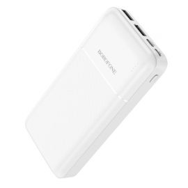 Balta išorinė baterija Power Bank Borofone BJ16A 2xUSB+Type-C 20000mAh 