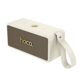 Baltas bluetooth nešiojamas garsiakalbis Hoco HT1 Max
