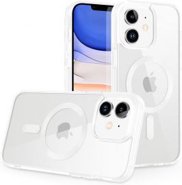 Baltas dėklas Apple Iphone 12 "Premium Mag Cover"