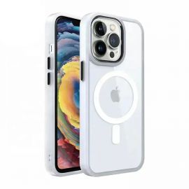 Baltas dėklas Apple Iphone 12 Pro Max "Premium Mag Cover"